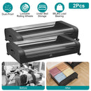 2Packs Under Bed Storage Containers Rolling Clothing Organizer 42L/11Gal Under BedÊDrawers with Clear Lid 360¡ Lockable Rolling Wheels Strap Handles