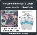 "Lorcana: Illumineer's Quest" Compatible Card Sleeve Bundle (8810 x 2 + 8818 x 1)