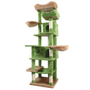 68in Multi-Level Cat Tree Tower with Hammocks & Scratching Posts