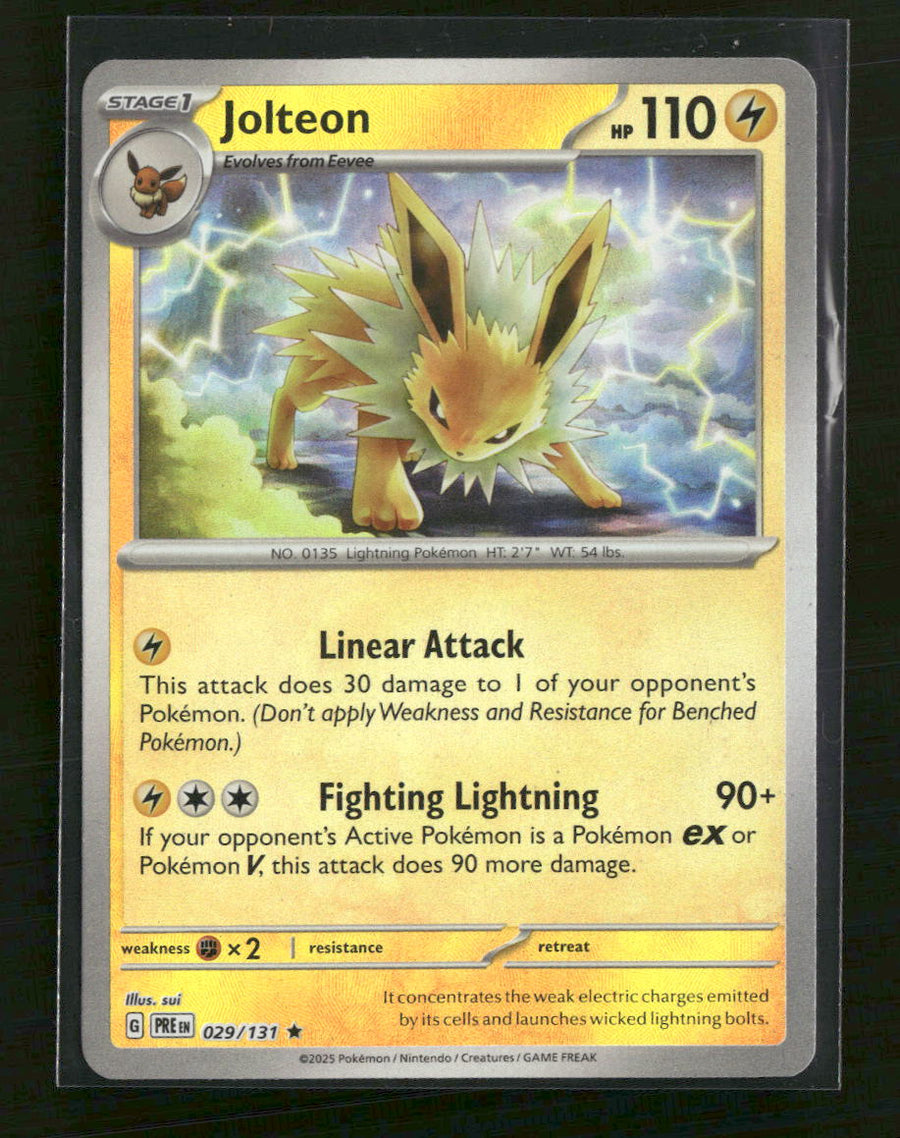 SV: Prismatic Evolutions Jolteon (Master Ball Pattern) #029/131