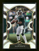 2020 Panini Select Silver Prizm Jalen Hurts Rookie #50