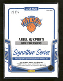 2024-25 Donruss Optic Signature Series Seismic Ariel Hukporti #/35 Auto #SS-HUK