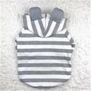 Pet clothing striped sweater