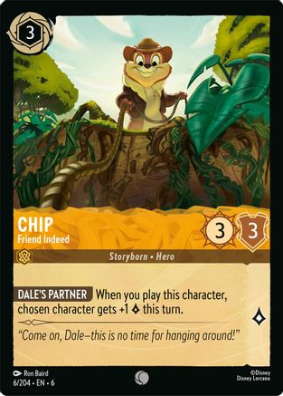 Chip - Friend Indeed (6/204) - Azurite Sea Cold Foil