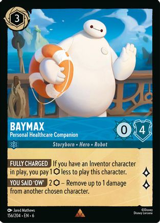 Baymax - Personal Healthcare Companion (156/204) - Azurite Sea Cold Foil