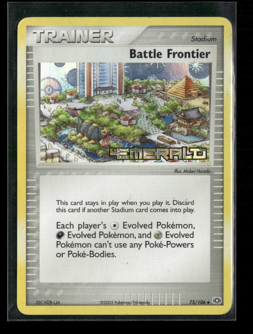 reverse holofoil pokemon cards Emerald Battle Frontier Reverse Holofoil #75/106 – Ralphie's Funhouse