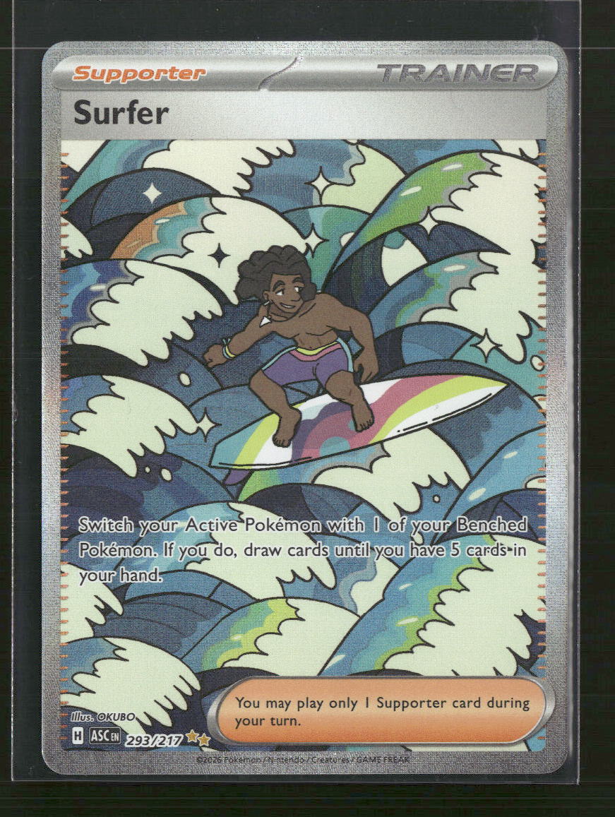 surfer pokemon card ME: Ascended Heroes Surfer #293/217 – Ralphie's Funhouse