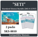 "SETI" Compatible Card Sleeve Bundle (8810x 2)