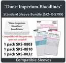 "Dune: Imperium- Bloodlines" Compatible Card Sleeve Bundle (8803 x 1, 8810 x 1, 8832 x 1)