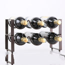 Stackable Wine Bottle Rack Display Shelf