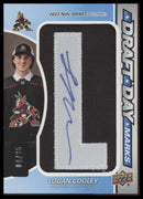 Logan Cooley 2023-24 SP Game Used #DDM-LC Draft Day Marks #/35