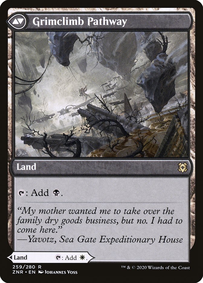 Brightclimb Pathway // Grimclimb Pathway (ZNR-259) - Zendikar Rising