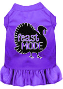 Thanksgiving Pet Dog & Cat Dress Screen Printed, "Feast Mode"