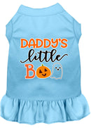 Halloween Pet Dog & Cat Dress Screen Printed, "Daddy's Little Boo"