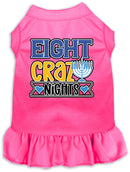 Hanukkah Pet, Dog and Cat Dress Screen Printed, "Eight Crazy Nights"