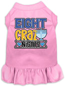 Hanukkah Pet, Dog and Cat Dress Screen Printed, "Eight Crazy Nights"