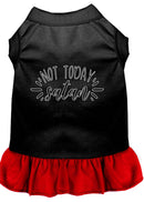 Pet Dog & Cat Dress Screen Printed, "Not Today Satan"