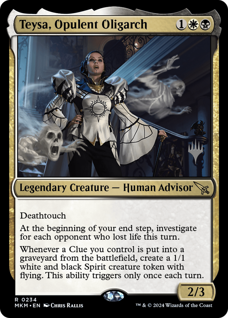 Teysa, Opulent Oligarch (PPMKM-234) - Murders at Karlov Manor Promos