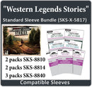 "Western Legends Stories" Compatible Sleeve Bundle (8810 x 2, 8814 x 2, 8840 x 3)