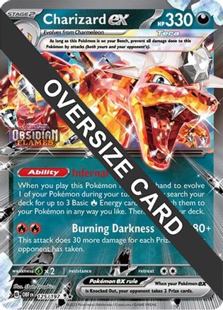 Charizard ex 125/197 - Jumbo Cards