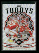 2023 Donruss Optic Best Tuddys Patrick Mahomes II / Travis Kelce #BT-PT