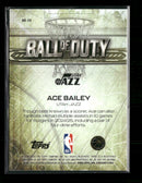 2025-26 Topps Chrome Ball of Duty Yellow Refractor Ace Bailey #/275 #BD-24