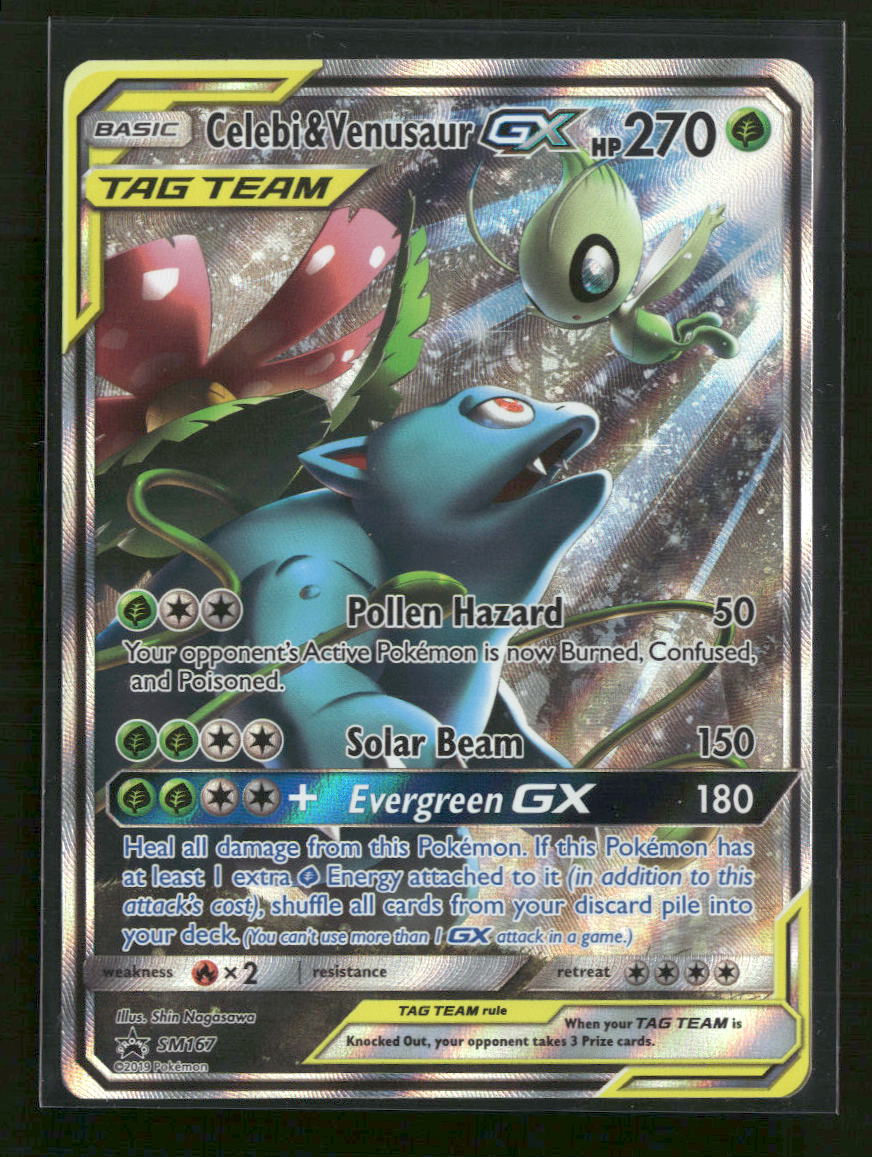 SM Promos Celebi & Venusaur GX #SM167