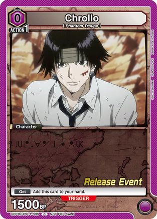Chrollo (035) (UEPR/HTR-1-035) - UE02BT HUNTER X HUNTER Release Event Cards