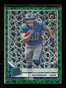 2019 Donruss Optic Green Velocity T.J. Hockenson Rookie #171