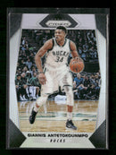 2017-18 Panini Prizm Prizms Silver Giannis Antetokounmpo #182
