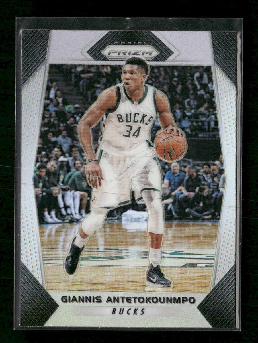2017-18 Panini Prizm Prizms Silver Giannis Antetokounmpo #182