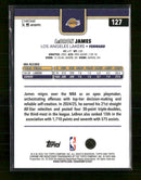 2025-26 Topps Chrome Red White and Blue Refractor LeBron James #127