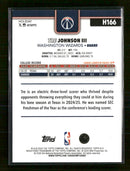 2025-26 Topps Holiday Orange Metallic Glitter Tre Johnson III Rookie #/25 #H166