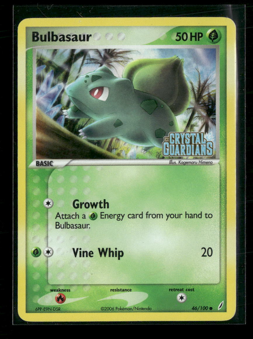 Crystal Guardians Bulbasaur Reverse Holofoil #46/100