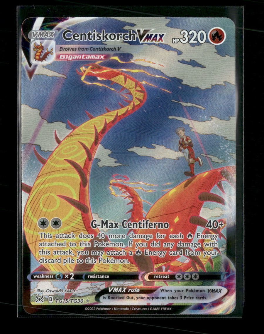 SWSH11: Lost Origin Trainer Gallery Centiskorch VMAX #TG15/TG30