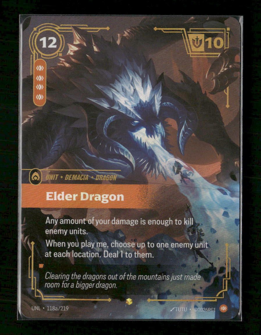 Elder Dragon (Alternate Art) - Unleashed (UNL)