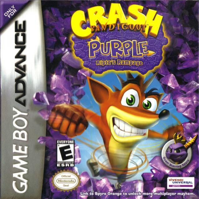 Crash Bandicoot Purple: Ripto's Rampage (Gameboy Advance)