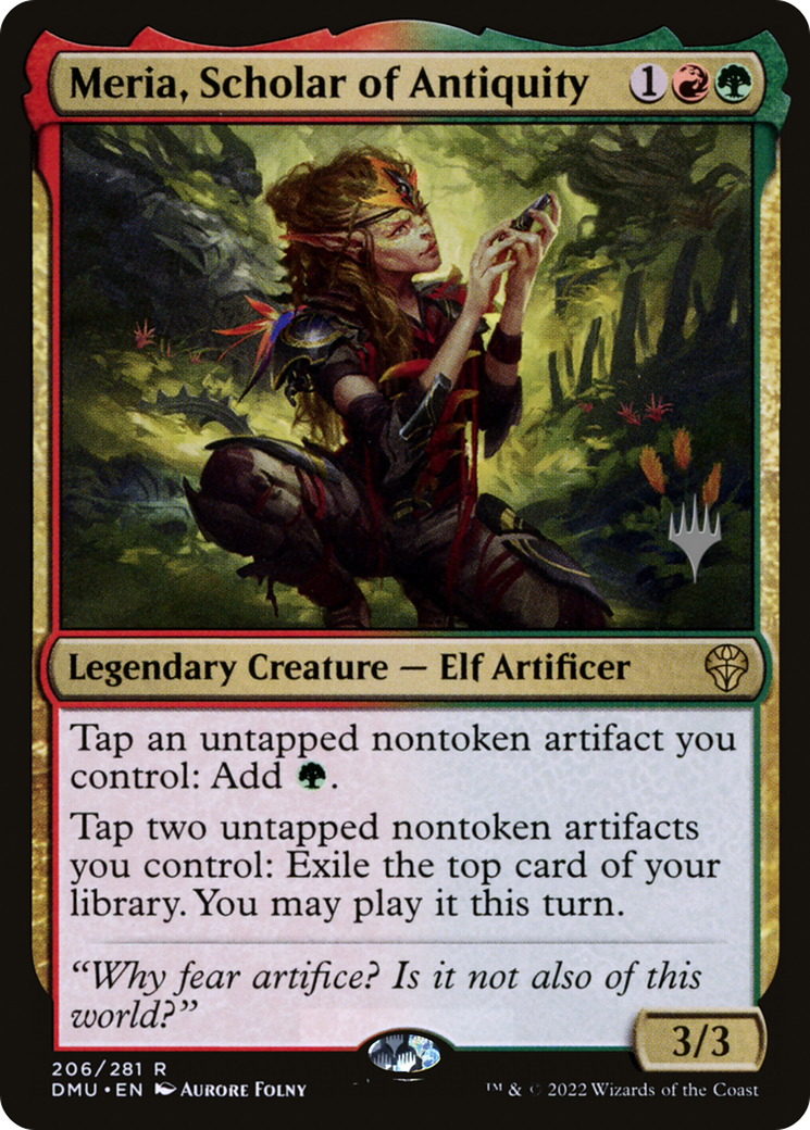 Meria, Scholar of Antiquity (PPDMU-206) - Dominaria United Promos Foil
