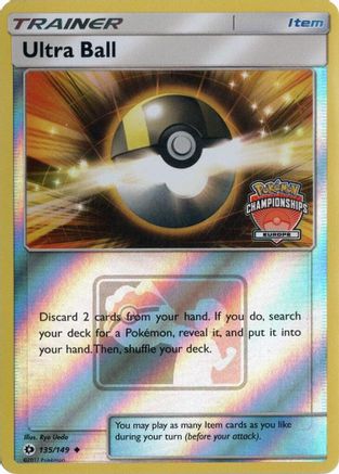 Ultra Ball (Europe Championships) 135/149 - League & Championship Cards Reverse Holofoil
