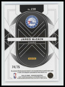 2024-25 Panini Obsidian Electric Etch Purple Flood Jared McCain #/75 Auto #238