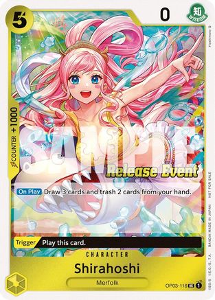 Shirahoshi (ST15 - ST20 Release Event Winner Pack) (OP03-116) - One Piece Promotion Cards Foil
