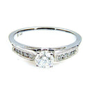 .50ct Diamond Eng Only 14KT White Gold