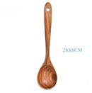 Teak Wood Cooking Utensil Set Kitchen Tools