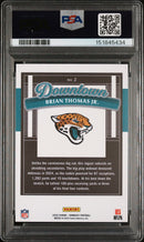 2025 Panini Donruss Downtown Brian Thomas Jr. 9 PSA #2