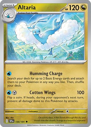 Altaria 134/191 - SV08 Surging Sparks