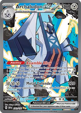 Archaludon ex 241/191 - SV08 Surging Sparks Holofoil