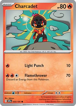 Charcadet 033/191 - SV08 Surging Sparks Reverse Holofoil