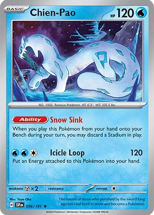 Chien-Pao 056/191 - SV08 Surging Sparks Reverse Holofoil