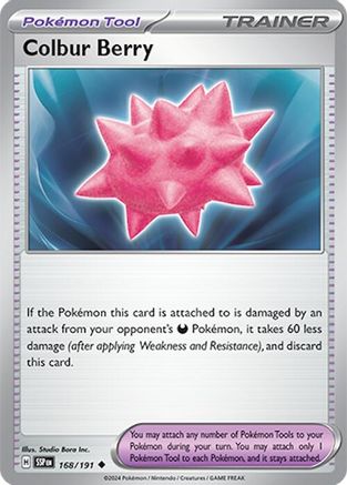 Colbur Berry 168/191 - SV08 Surging Sparks Reverse Holofoil