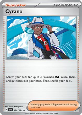 Cyrano 170/191 - SV08 Surging Sparks Reverse Holofoil